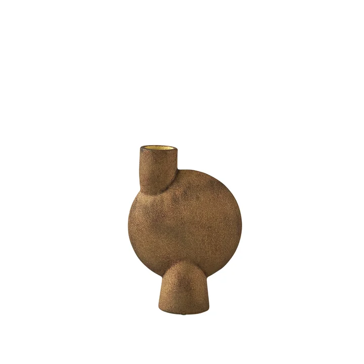 Sphere Vase Bubl Medio from 101 Copenhagen in ocher