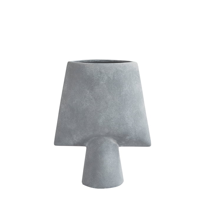 Sphere Vase Square Mini from 101 Copenhagen in light grey
