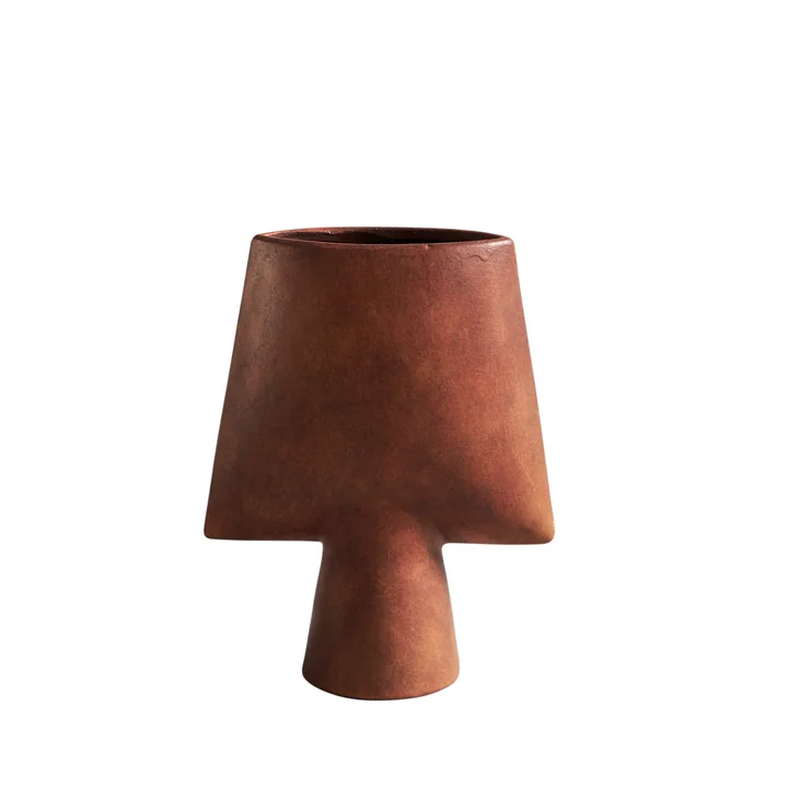 Sphere Vase Square Mini from 101 Copenhagen in terracotta