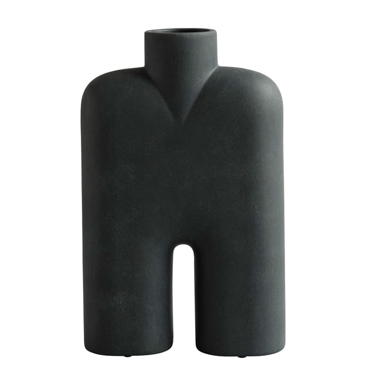 Cobra Vase Tall Hexa from 101 Copenhagen in black