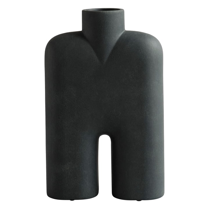 Cobra Vase Tall Hexa from 101 Copenhagen in black