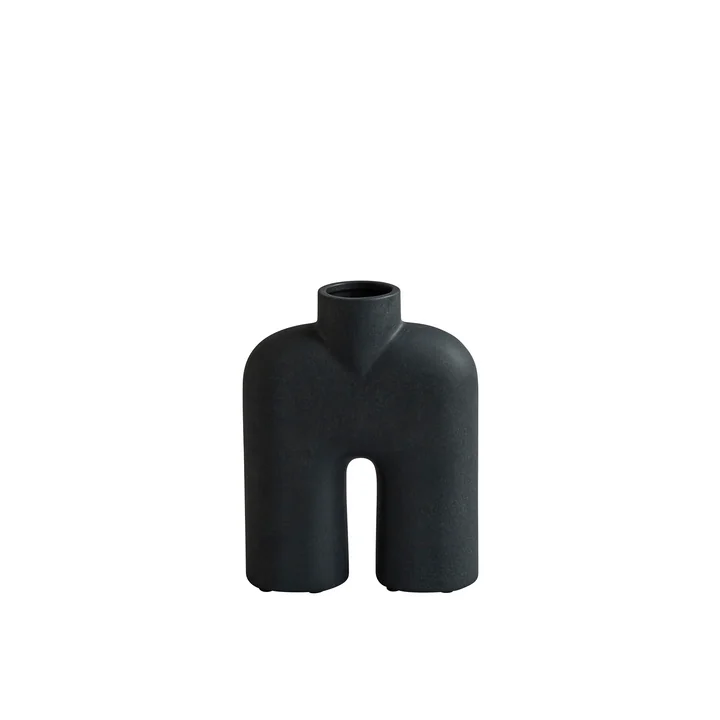 Cobra Vase Tall Mini from 101 Copenhagen in the color black