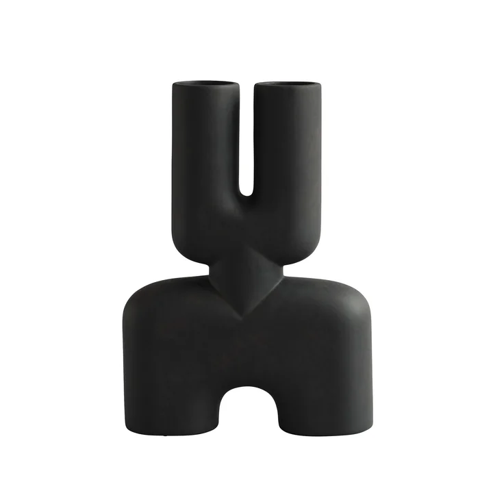 Cobra Vase Double Medio from 101 Copenhagen in the color coffee