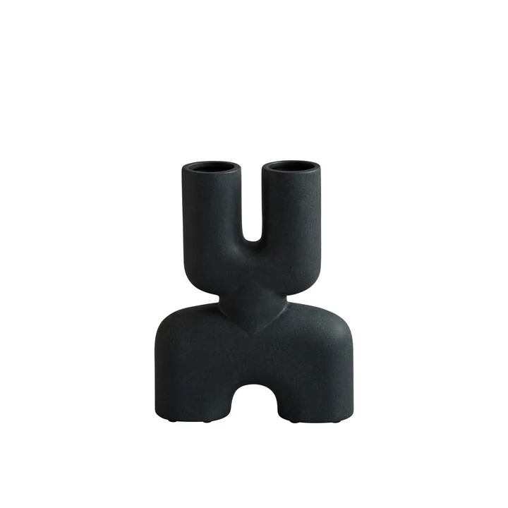 Cobra Vase Double Mini from 101 Copenhagen in black