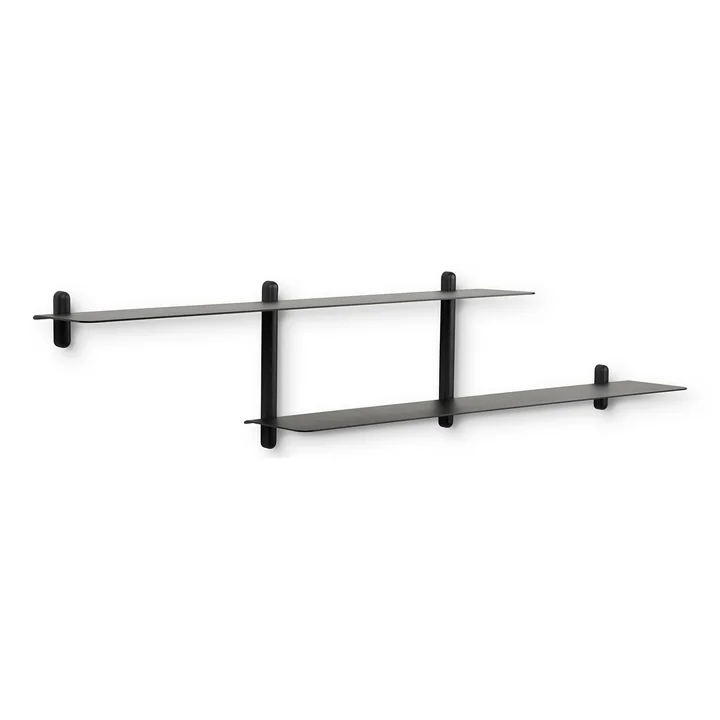 Nivo Wall shelf H from Gejst in ash / black
