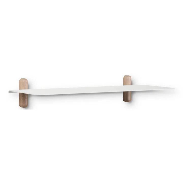 Nivo Wall shelf G from Gejst in oak / white