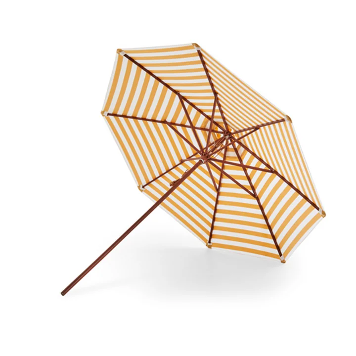 Skagerak - Messina Parasol Ø 270 cm, golden yellow striped