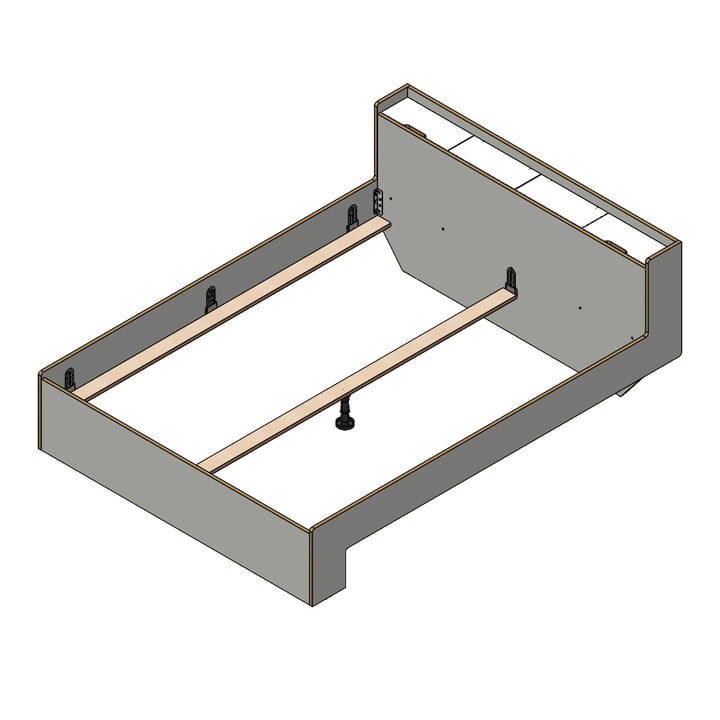 Nook Double bed from Müller Small Living