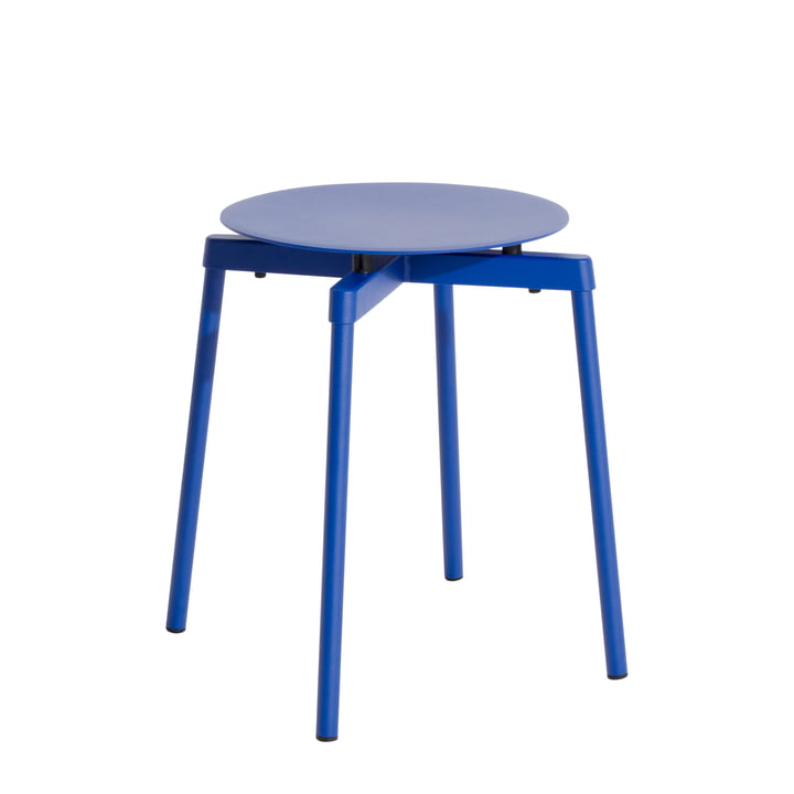 Fromme Stool Outdoor by Petite Friture in color blue