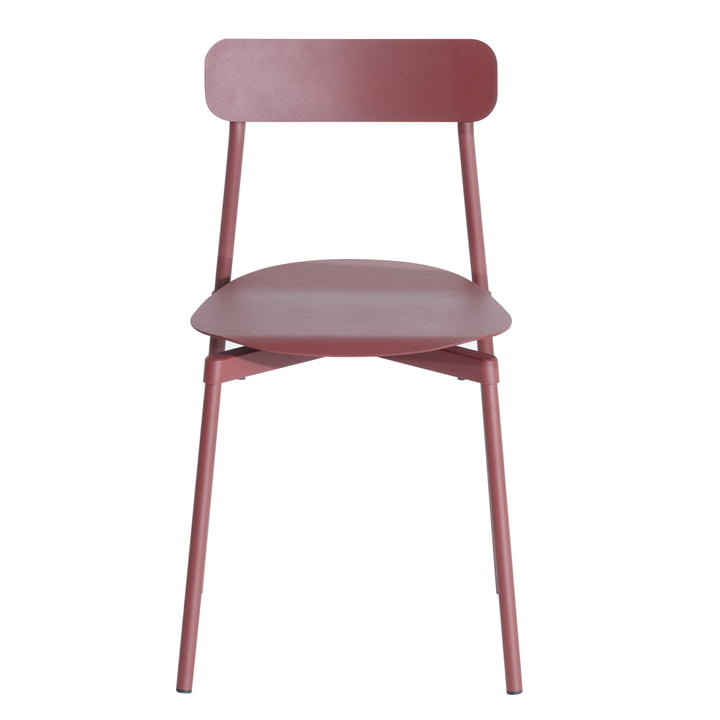 Fromme Chair Outdoor from Petite Friture in brown red