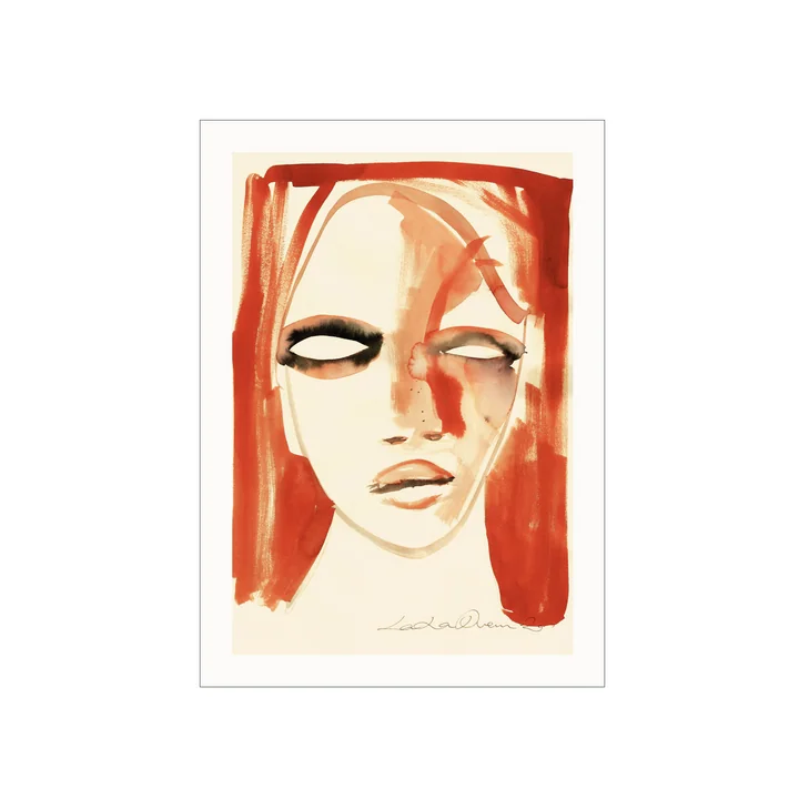 The Red Portrait poster from Paper Collective , 50 x 70 cm