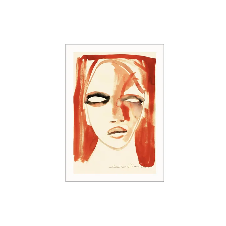 The Red Portrait poster from Paper Collective , 30 x 40 cm