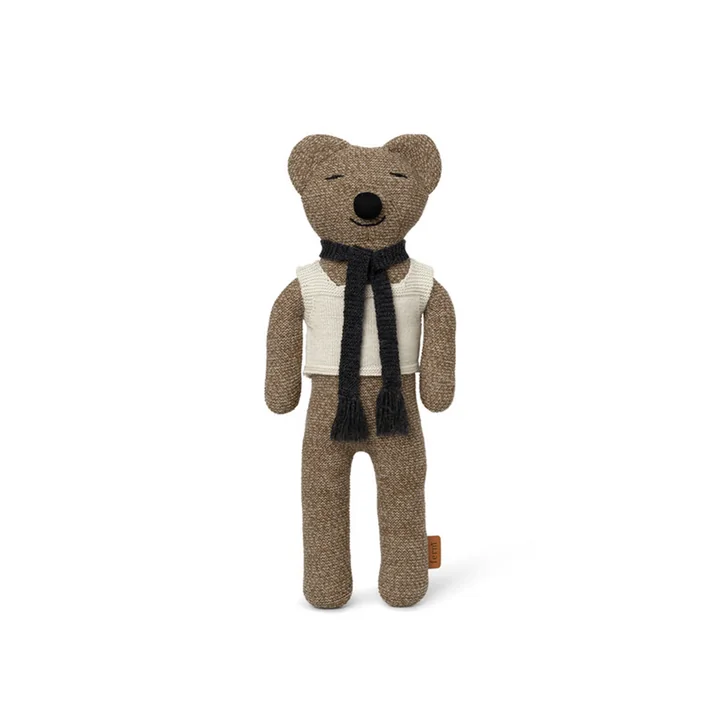 Roy Teddy bear by Ferm Living in the color sugar kelp melange