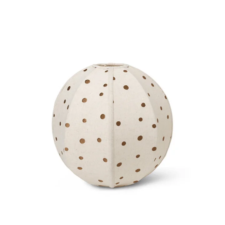 Dots Textile lampshade Ø 35 cm by Ferm Living in sugar kelp