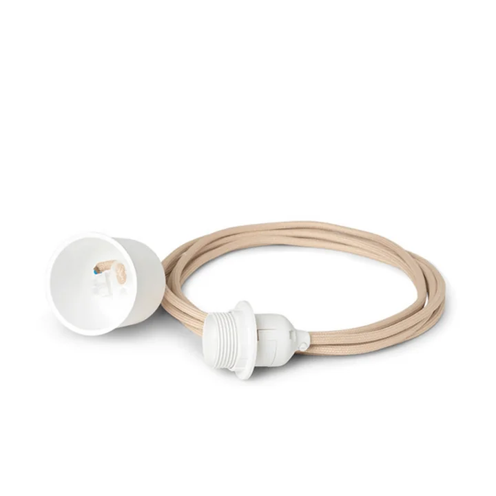 Cable for pendant lamps by Ferm Living in sand