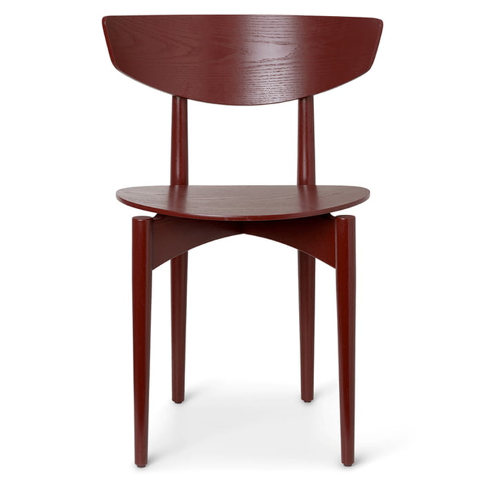 Herman Chair wood by ferm Living in oak red brown