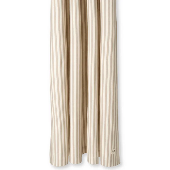 Chambray Shower curtain from Ferm Living in sand / off-white