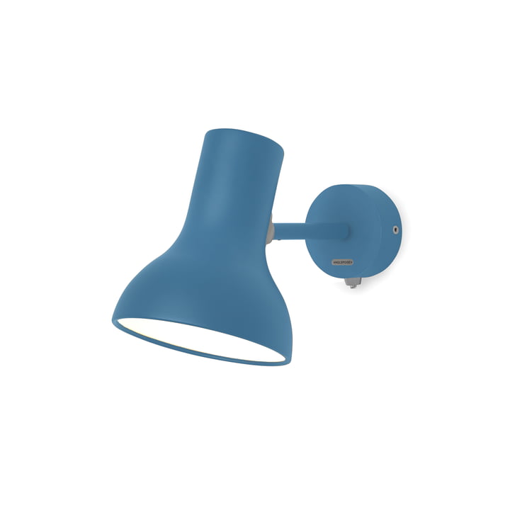 The Type 75 Mini wall lamp from Anglepoise , saxon blue