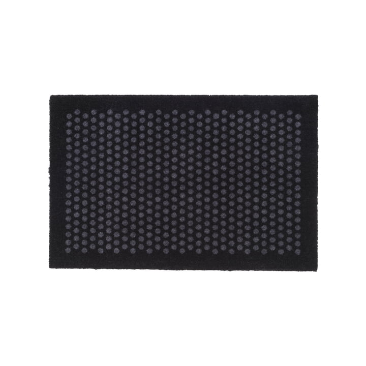 Dot Doormat 45 x 75 cm from tica copenhagen in black / gray