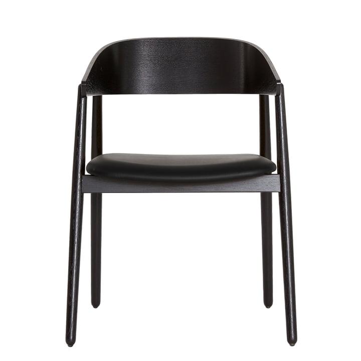 Andersen Furniture - AC2 Chair, black lacquered oak / black leather