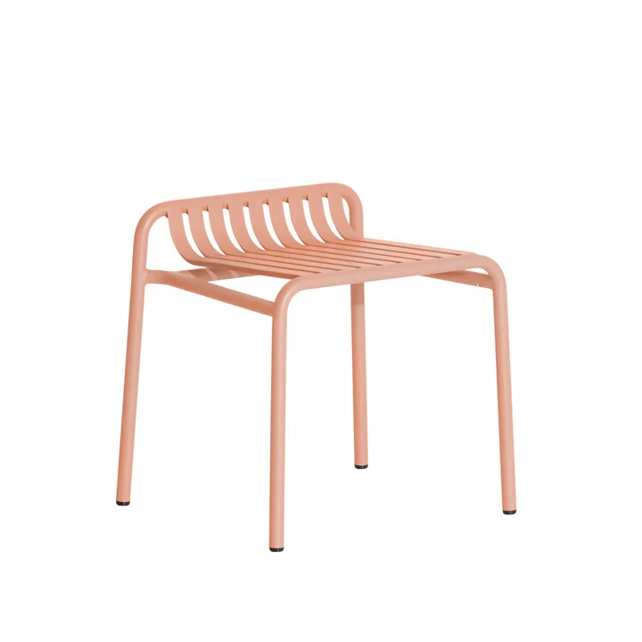 The Week-End stool Outdoor from Petite Friture , blush