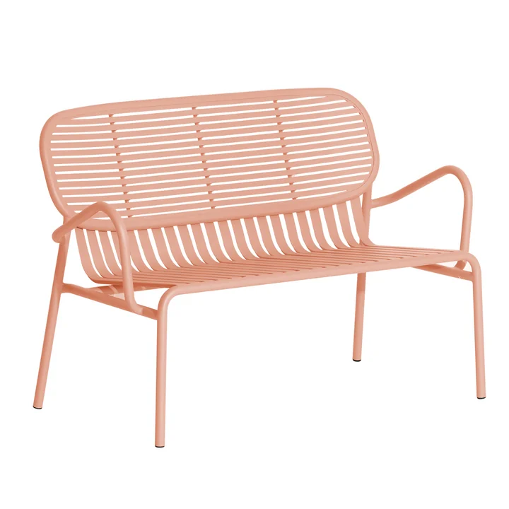 The Week-End sofa Outdoor from Petite Friture , blush