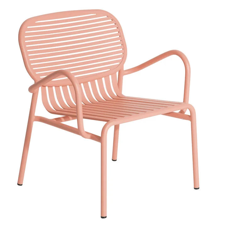 The Week-End Outdoor armchair from Petite Friture , blush
