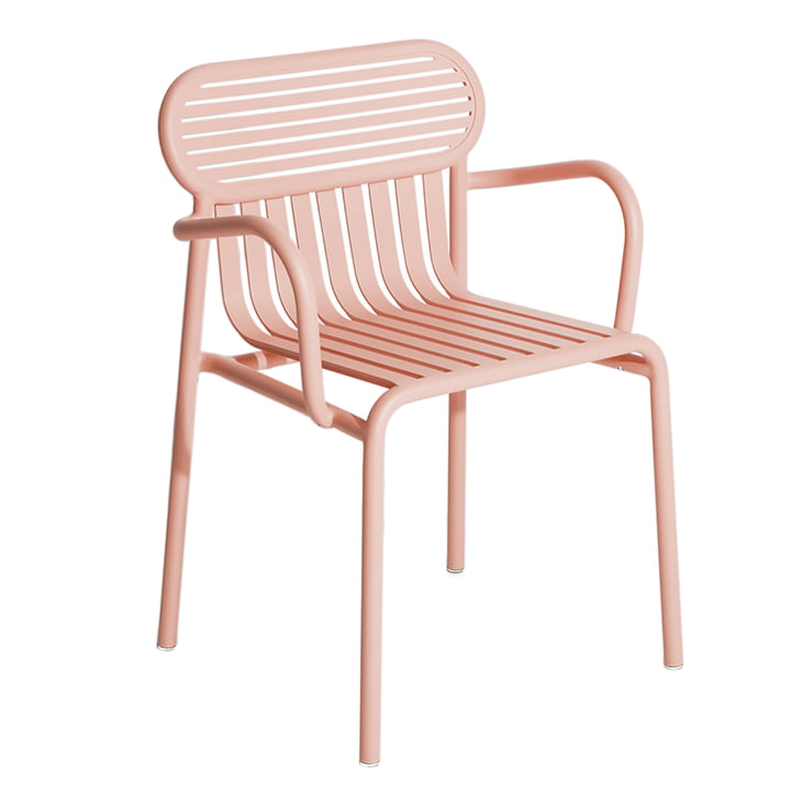 The Week-End Bridge Outdoor chair from Petite Friture , blush