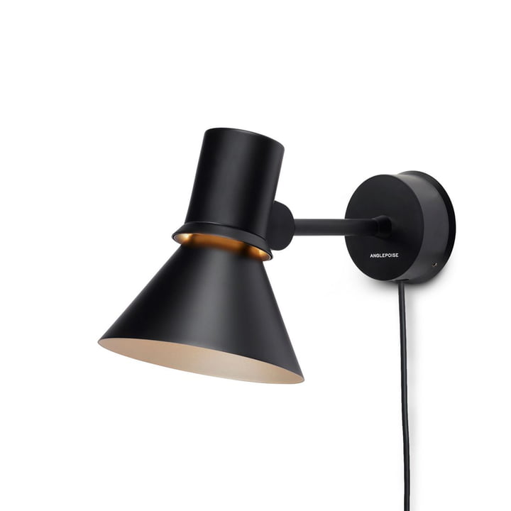 Type 80 wall lamp, matt black from Anglepoise