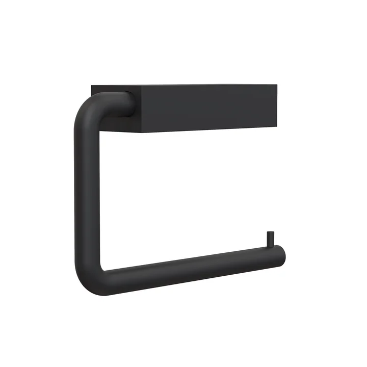 The Quadra WC roll holder 3 from Frost , black