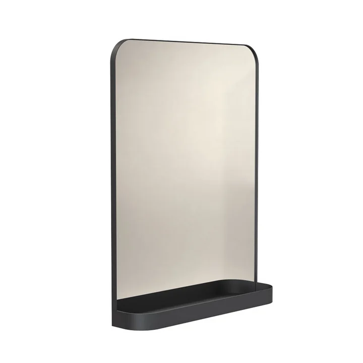 The Signatures TB600 mirror with shelf from Frost , black