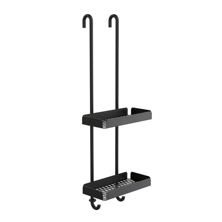 The Nova2 Shower tray to hang double from Frost , black