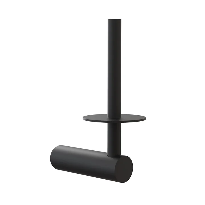 The Nova2 Toilet paper holder for spare roll from Frost , black