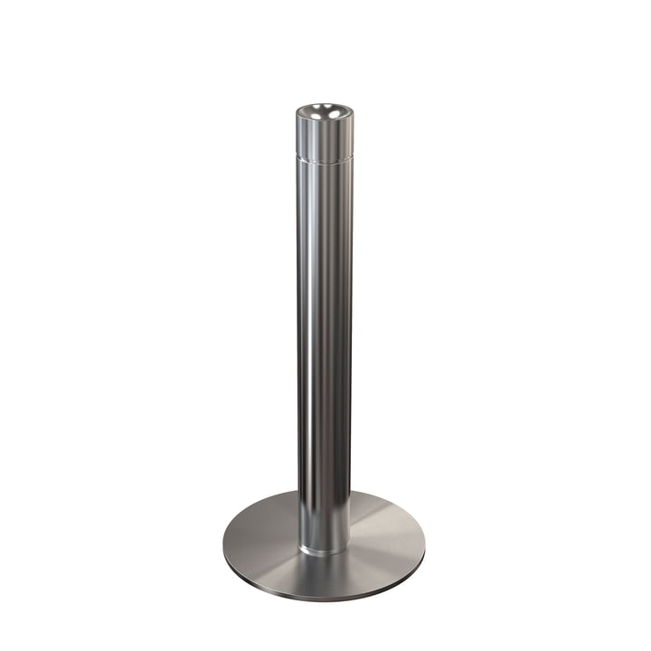 The kitchen roll holder from Frost , H 27,5 cm, brushed stainless steel