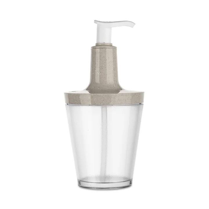 Flow Soap Dispenser (Recycled) from Koziol in desert sand