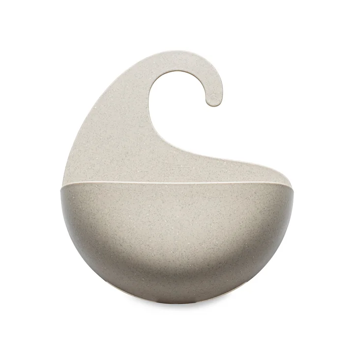 Surf M Bathroom silo (Recycled) from Koziol in the color desert sand