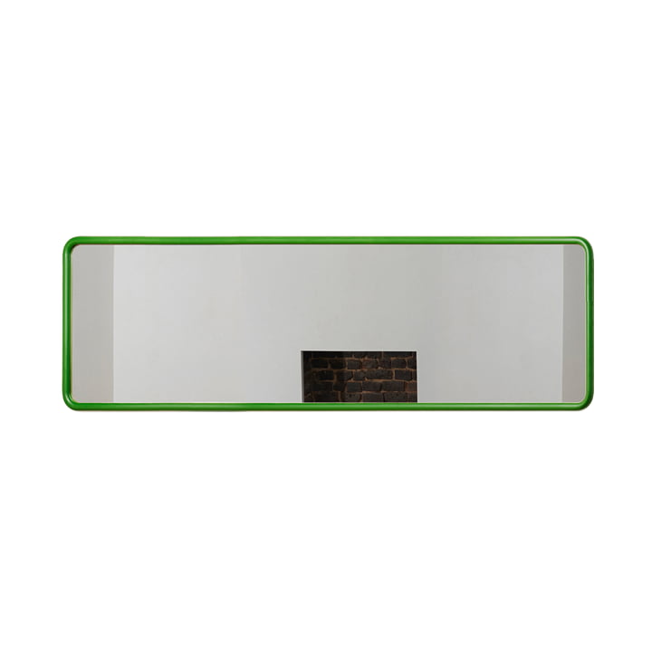 The R40 L wall mirror 180 x 55 cm from OWL in green