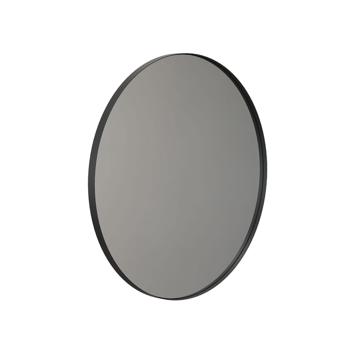 The Unu Wall mirror 4142 from Frost , Ø 80 cm, black