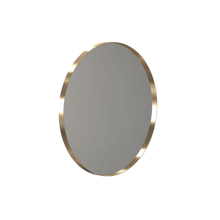The Unu Wall mirror 4130 from Frost , Ø 60 cm, brushed gold