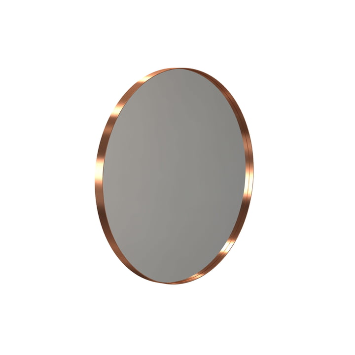 The Unu Wall mirror 4130 from Frost , Ø 60 cm, brushed copper