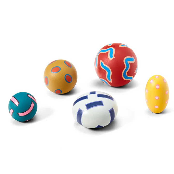 The Chiaozza wall hooks from Areaware , multicolor (set of 5)