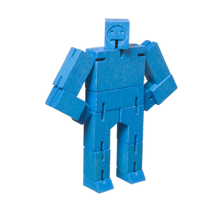 Micro Cubebot from Areaware in blue