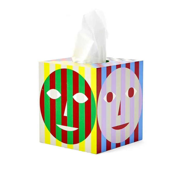 Everybody Cosmetic tissue box from Areaware in colorful