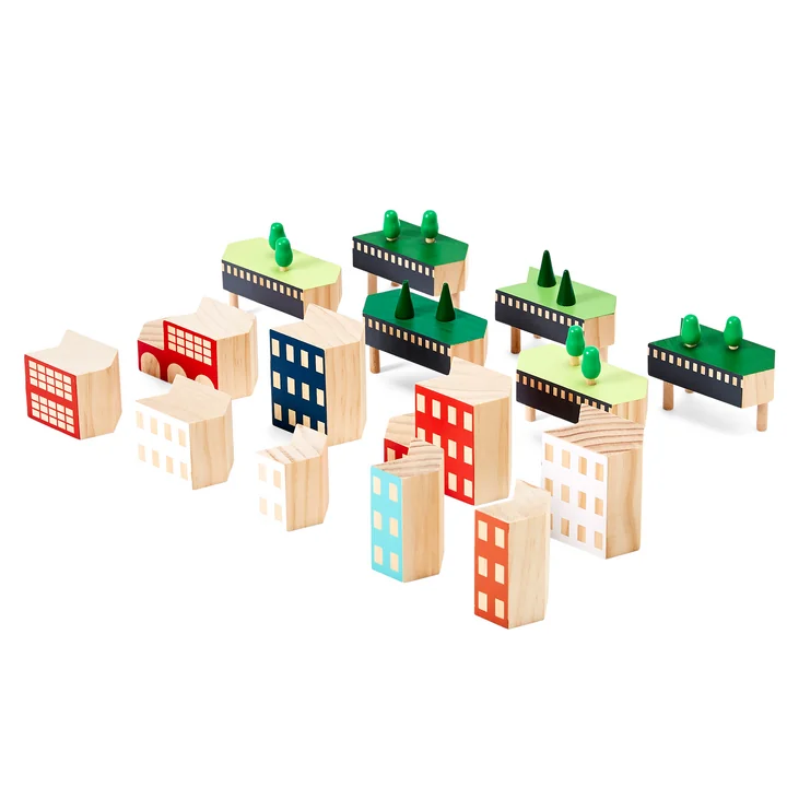 Blockitecture New York City Building blocks from Areaware in the Greenway variant
