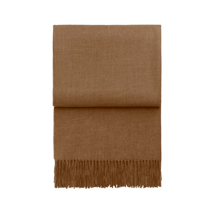 Luxury Blanket from Elvang in camel