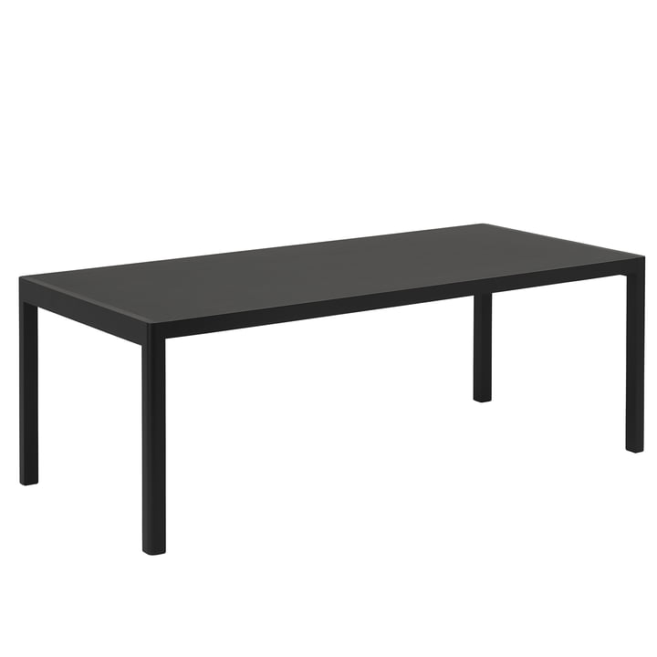 Workshop Dining table, 200 x 92 cm from Muuto in black