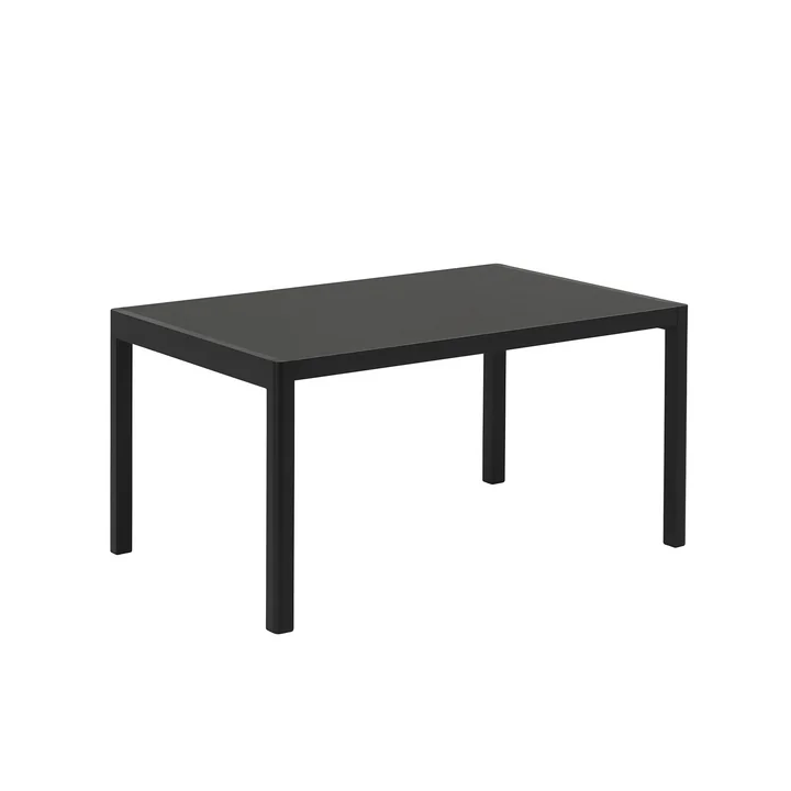 Workshop Dining table 140 x 92 cm from Muuto in black