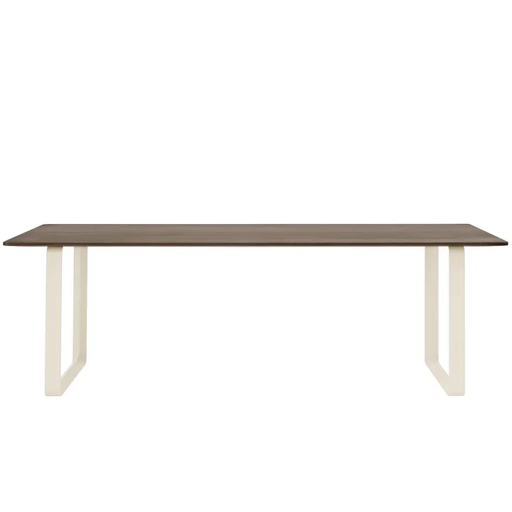 70/70 Dining table, 225 x 90 cm, smoked oak / sand from Muuto