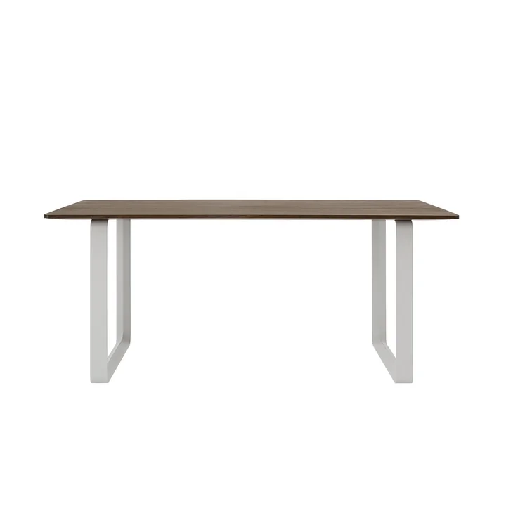 70/70 Dining table 170 x 85 cm from Muuto in smoked oak / grey