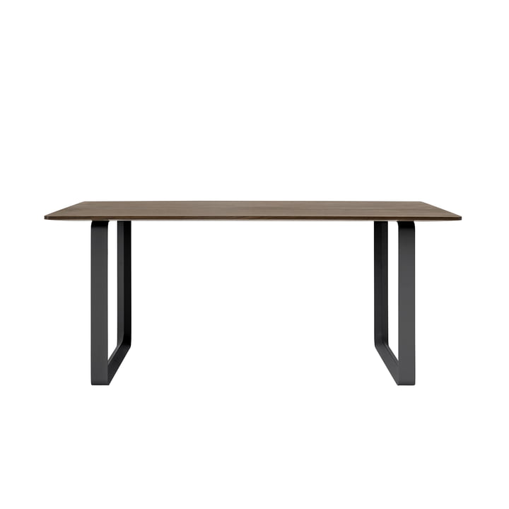 70/70 Dining table 170 x 85 cm from Muuto in smoked oak / black